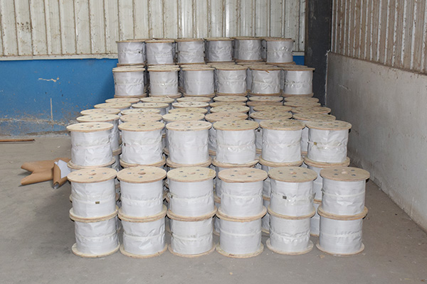 How does the steel wire rope resist corrosion?