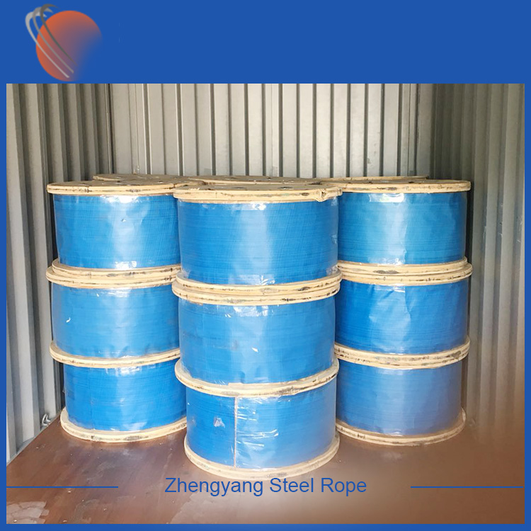 Why is steel wire used for optical cable?